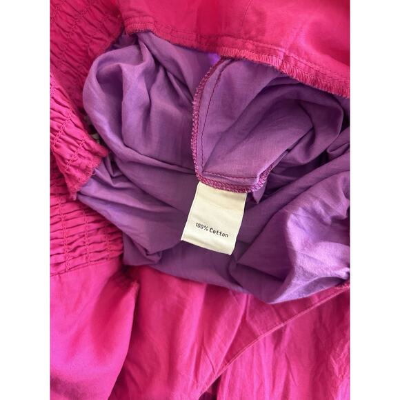 Indikka XL Pink Purple Colorblock Maxi Skirt Tiered Boho Maxi Colorful Prairie - Picture 8 of 14